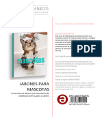 Tematica Curso Jabones para Mascotas