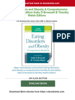 Full Download Eating Disorders and Obesity A Comprehensive Handbook 3rd Edition Kelly D Brownell B Timothy Walsh Editors PDF