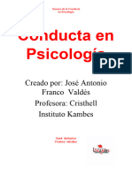 Ensayo de CONDUCTA EN PSICOLOGIA