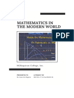 Mathematics in The Modern World