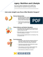 Baritaric Surgery Nutrition Lifestyle