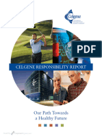 Celgene Responsibility Report: Our Path Towards A Healthy Future