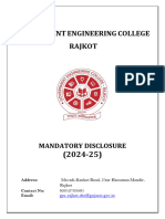 AICTE Mandatory Disclosure - 2024-25