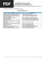 Programacion Academica Periodo