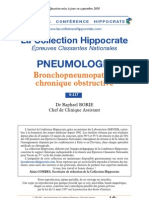 Bronchopneumopathie Chronique Obstructive BPCO