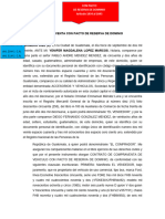 08 COMPRAVENTA CON PACTO DE RESERVA DE DOMINIO (El Vendedor Es Una Empresa Mercantil)