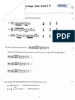 Theory Practice Paper 2023 Grade 5 D