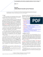 Air Content of Freshly Mixed Concrete by The Pressure Method