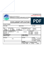 Scholarship Application Form