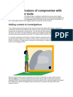 Analyze Indicators of Compromise With Investigative Tools