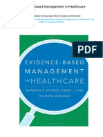 Evidence-Based Management in Healthcare. ISBN 1567933068, 978-1567933062