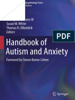 The Handbook of Autism and Anxiety