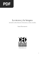 La Masa y La Lengua - Juan Terranova