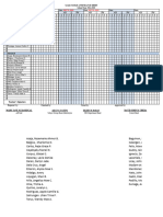 Attendance Sheet