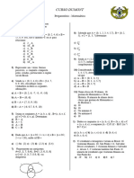 1° Lista Matemática Dumont