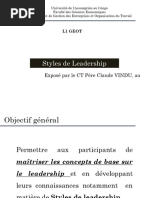 STYLE DE LEADERSHIP (Cours)