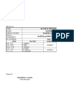 Schedule Format by Ragie