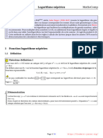 TerminaleComplementaires Logarithme 2021V2