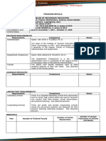 Rqat Bsed Program Documents