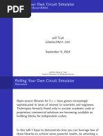 Rolling Your Own Circuit Simulator - Jeff Trull