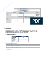 Modelo de Informe de Atenciones Medicas