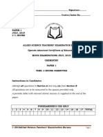 Chem PP1 'A' Level