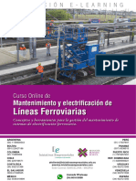 Mantenimiento Electrificacion Lineas Ferroviarias