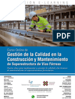 Gestion Calidad Construccion Mantenimiento Superestructura Vias Ferreas