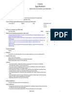 Course Specifications: Gas Turbines (E037621)