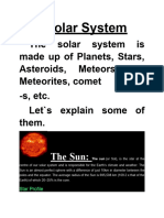 The Solar Ssystem Article