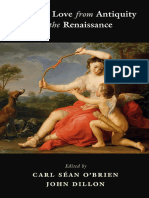 Carl Séan O'Brien - John Dillon - Platonic Love From Antiquity To The Renaissance-Cambridge University Press (2022)