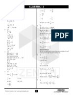 Algebra-2 (Solutions)