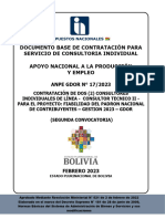 Convocatoria Base de Contratacion