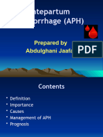 Antepartum Hemorrhage Clinical Approach