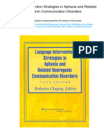 Language Intervention Strategies in Aphasia and Related Neurogenic Communication Disorders. ISBN 0781769817, 978-0781769815