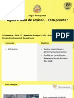 Agora É Hora de Revisar... Está Pronta?: Língua Portuguesa