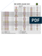 BSL 2021 Full Fixture