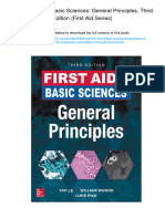 First Aid For The Basic Sciences: General Principles, Third Edition (First Aid Series) - ISBN 1259587010, 978-1259587016