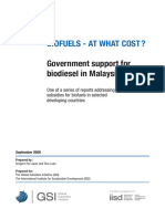 Biofuels Subsidies Malaysia