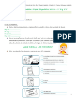 Secuencia de Matemática Diagnóstico 2023