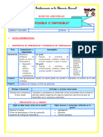 Iii - E8 S3 Sesion D4 Mat Posible o Imposible