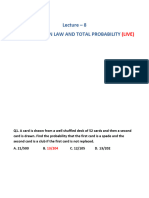 Multiplication Law & Total Probability