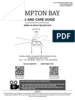 Use and Care Guide: Mena 44-Inch Ceiling Fan