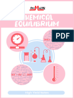 Notes - Chemical Equilibrium (PreMed - PK)