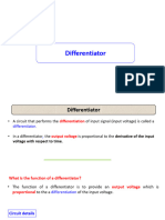 Unit-III Differentiator