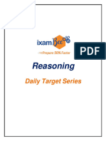 Daily Target Series 67 Reasoning PDF