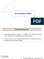 Unit III Non Inverting Amplifier