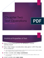 Chapter 2 Text Operation