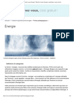 Qu'est Ce Que L'énergie - Définition, Formes D'énergie, Classification, Mesure Et Futur