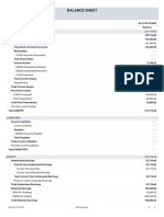 Balance Sheet